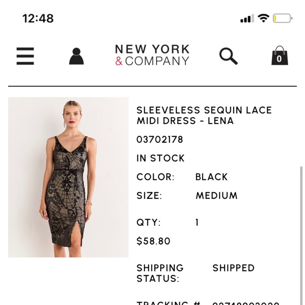 Beautiful sequin midi cocktail dress